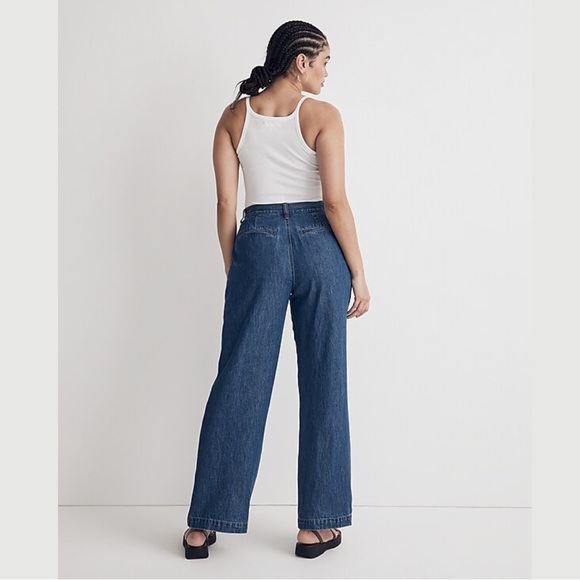 NWT Madewell The Harlow Wide-Leg Jean in Fairson Wash size 31 - Picture 4 of 15